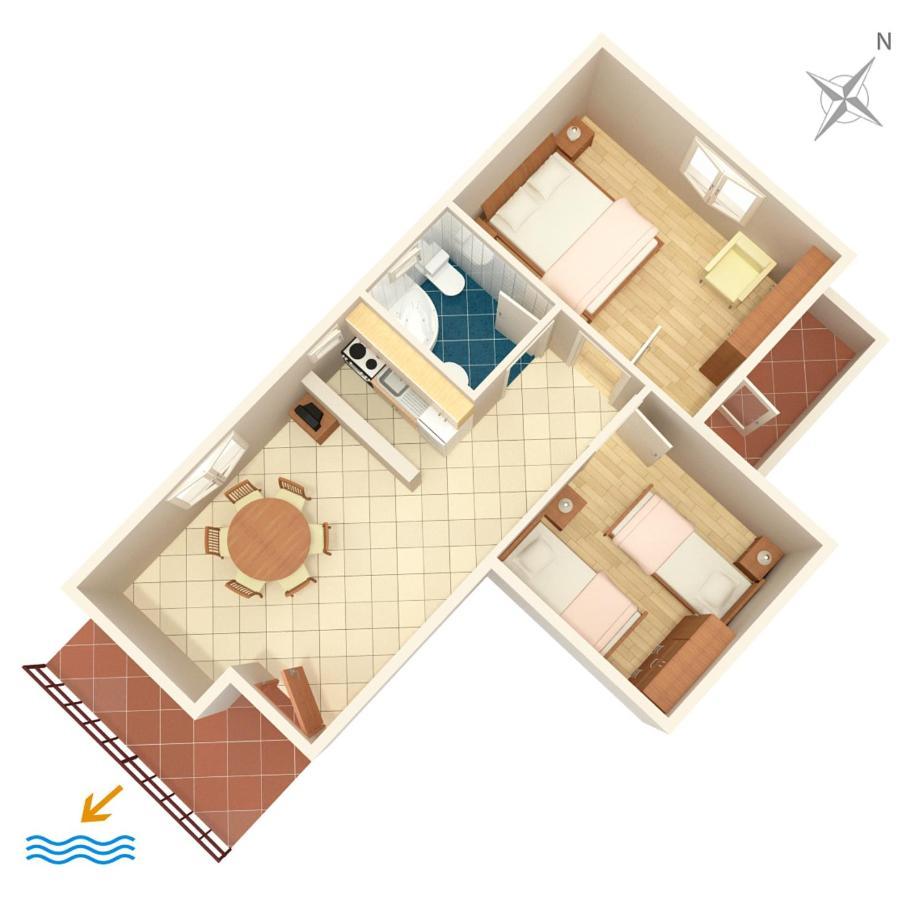 Apartments By The Sea Seget Vranjica, Trogir - 1038 Екстериор снимка